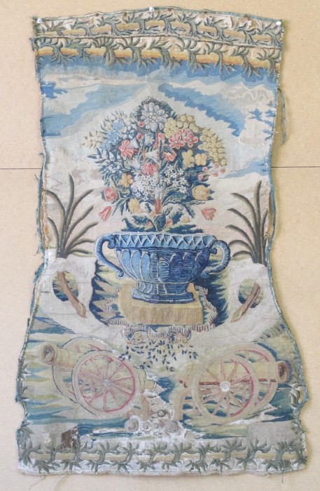 18th Century French Needlework Fragment