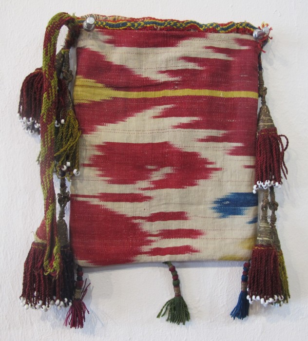 Double-Sided Silk Ikat Purse