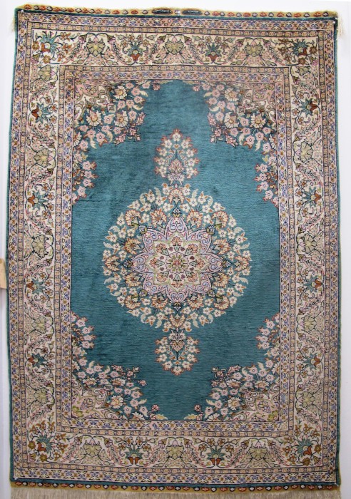 Fine Turkish Silk Rug