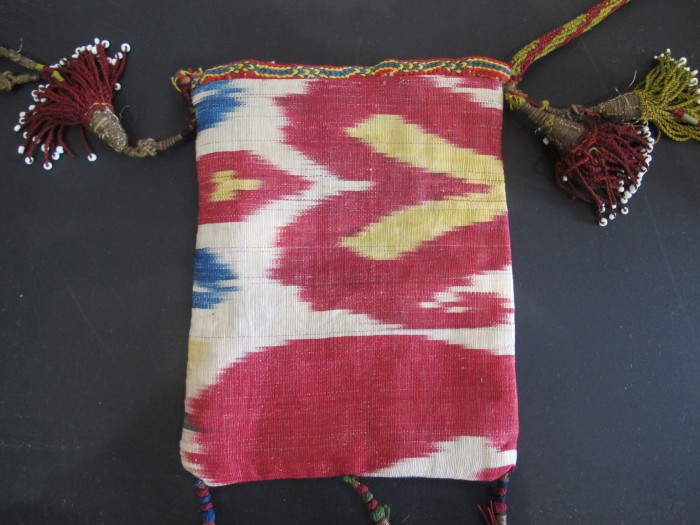 Double-Sided Silk Ikat Purse