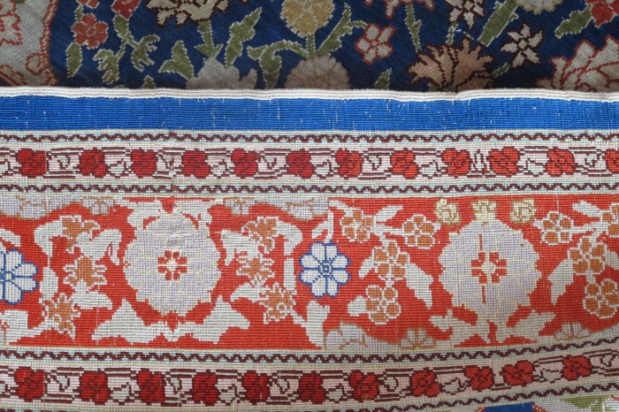 Exquisite Miniature Silk Rug