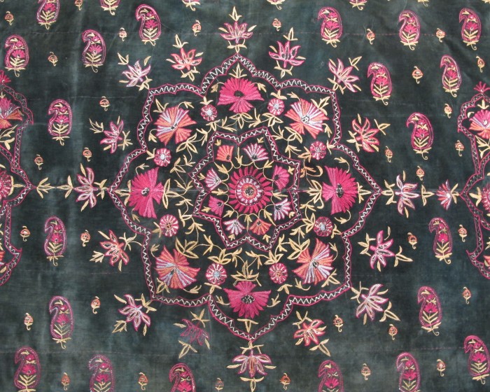 Indian Embroidery on Velvet