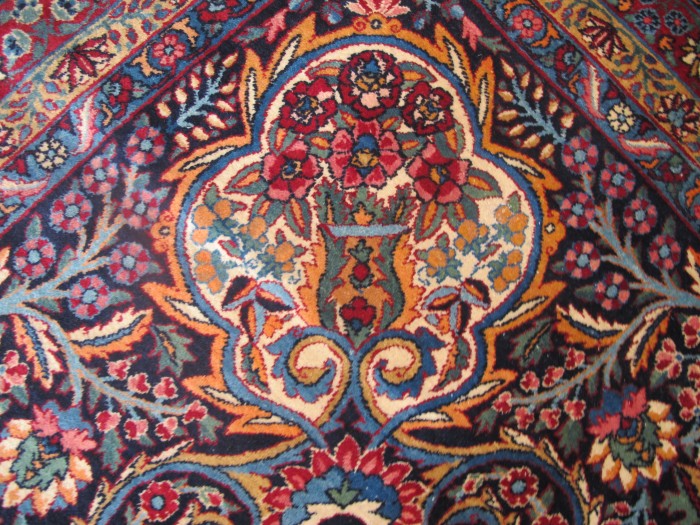 Sumptuous Persian Yazd Carpet