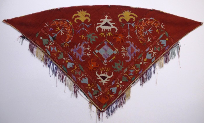 Uzbek Silk Embroidered Horse Cover