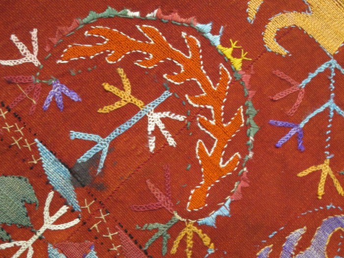 Uzbek Silk Embroidered Horse Cover