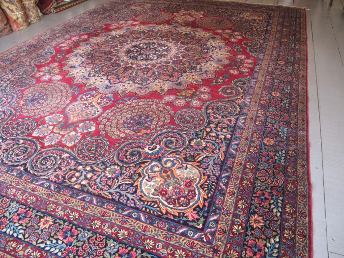 Sumptuous Persian Yazd Carpet