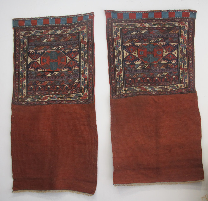 A Pair of Shahsavan Soumac Bags