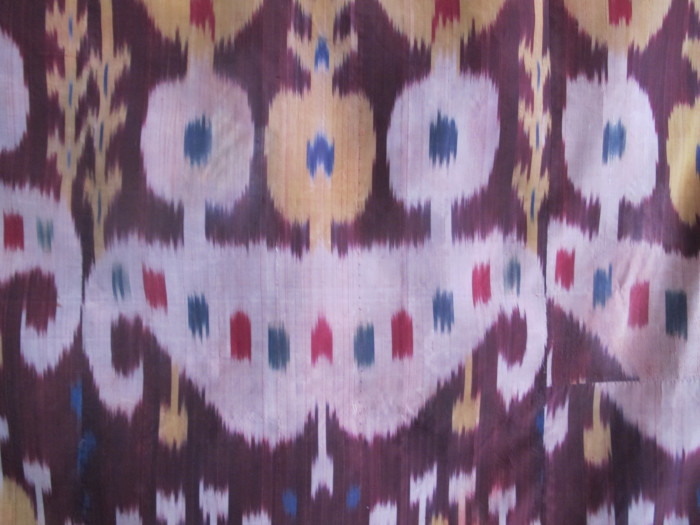 Silk Ikat Panel, Uzbekistan