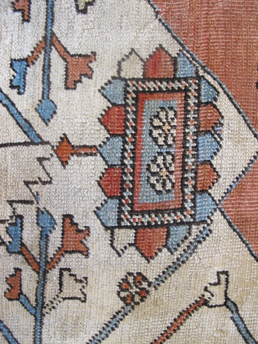 Antique Serapi Carpet