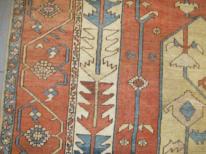 Antique Serapi Carpet