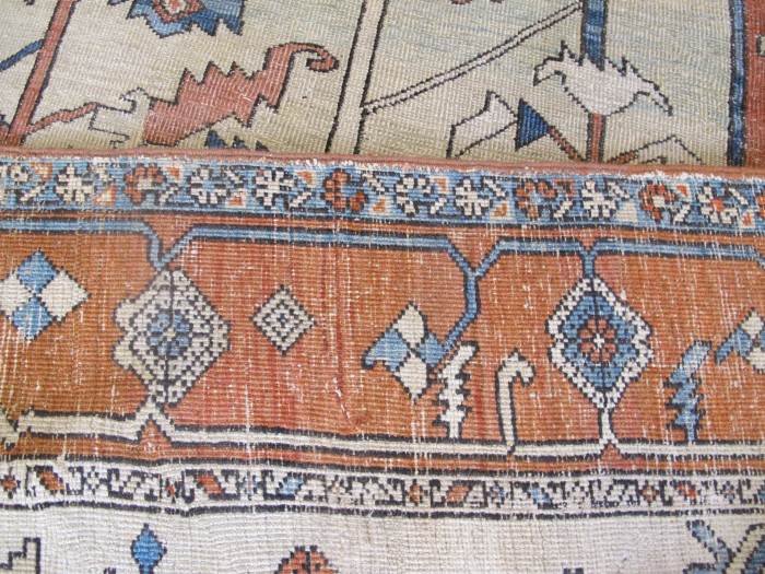 Antique Serapi Carpet