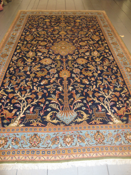 Part-Silk Qum Carpet