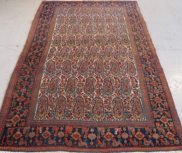 Boteh Design Bidjar Rug