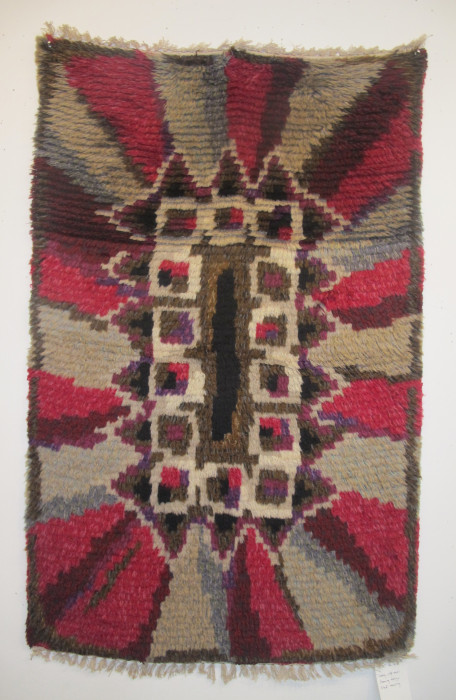 Art Deco Scandinavian Wool Pile Rug