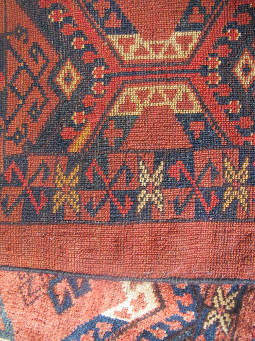 Ersari Torba With Ikat Inspired Design