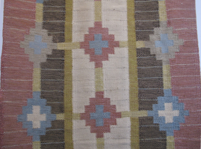 Mid-Century Swedish Kilim Runner