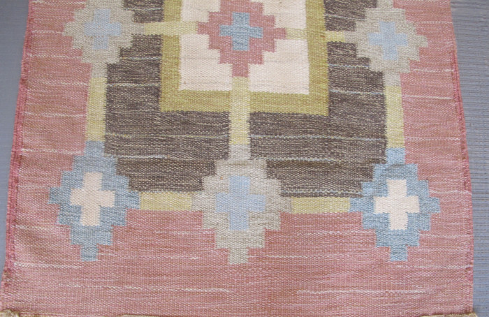 Mid-Century Swedish Kilim Runner