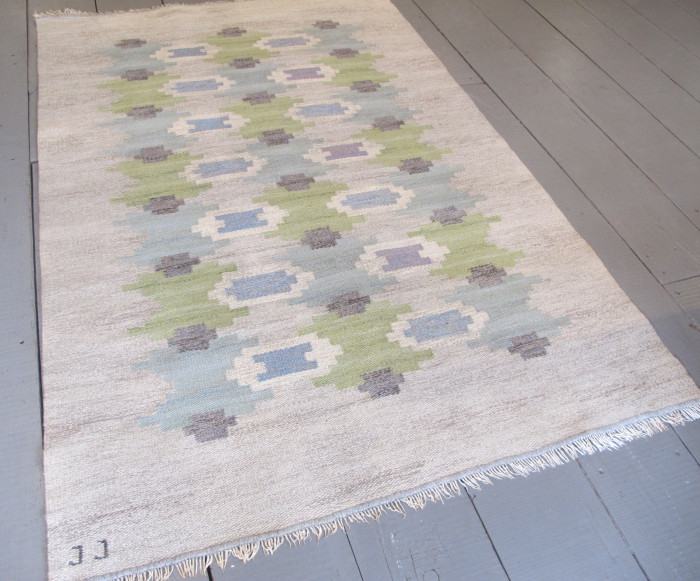 Swedish Kilim Designed by Judith Johansson