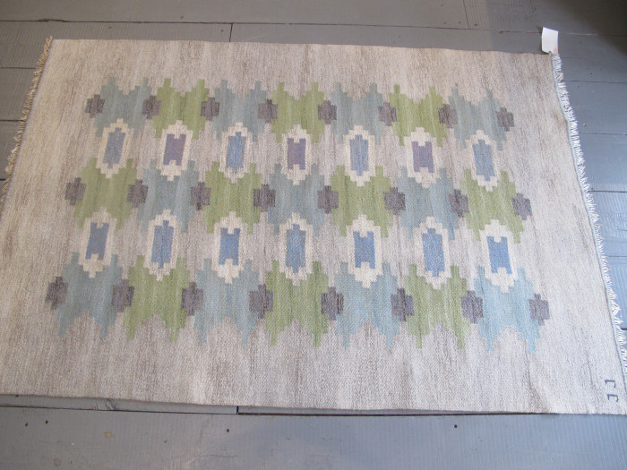 Swedish Kilim Designed by Judith Johansson