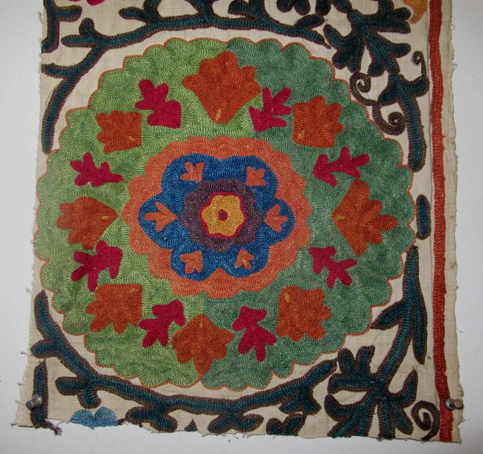 A Group of Bokhara Suzani Border Fragments