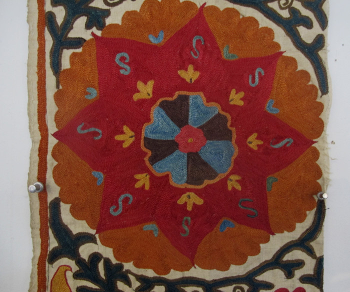 A Group of Bokhara Suzani Border Fragments