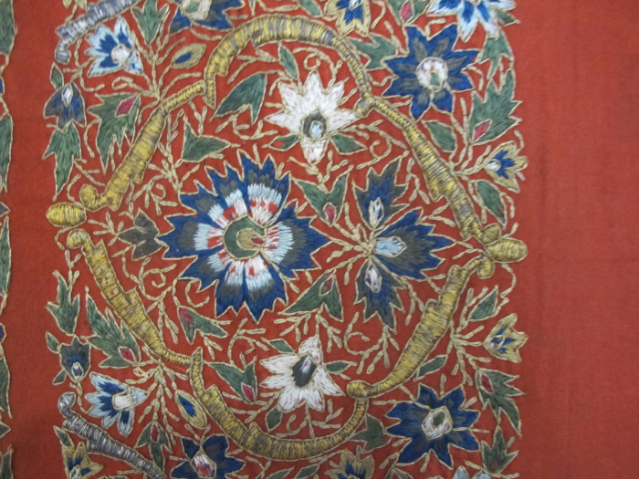 Exceptional Anglo-Indian Embroidered Cover