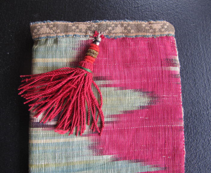 Double-Sided Silk Ikat Purse