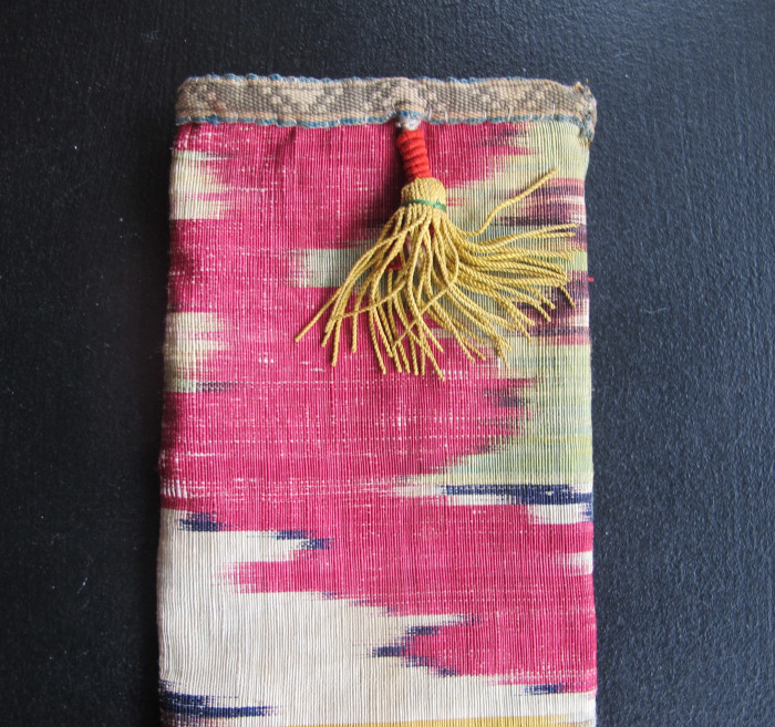 Double-Sided Silk Ikat Purse