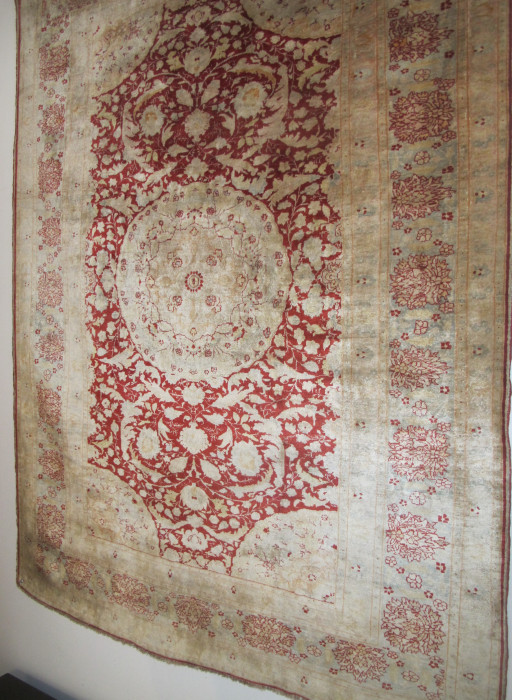 Fine Silk Tabriz Rug