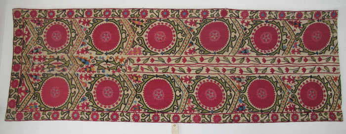 Silk Suzani Panel, Uzbekistan