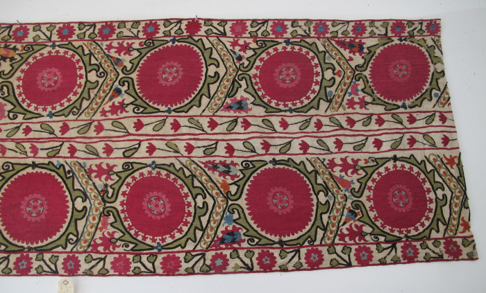 Silk Suzani Panel, Uzbekistan