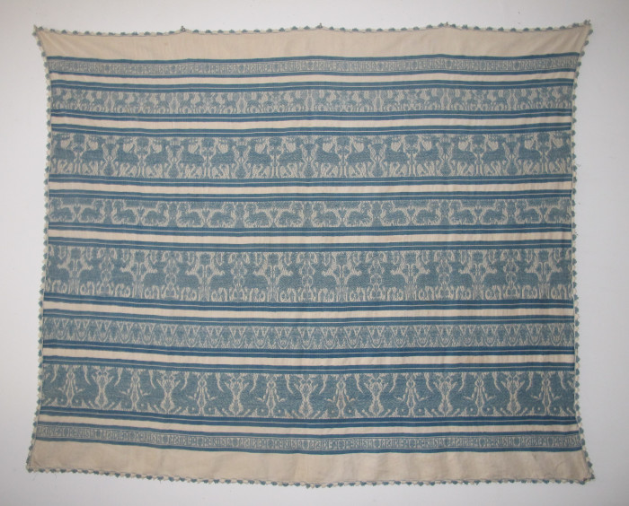 Jacquard Loom Embroidered Panel