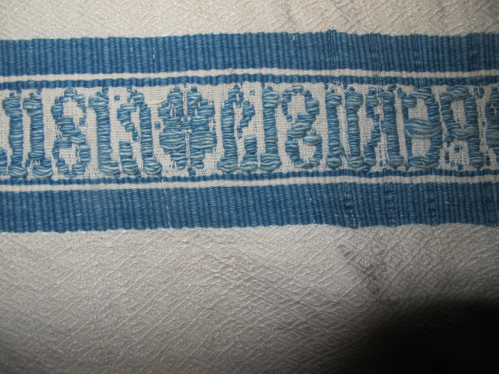 Jacquard Loom Embroidered Panel