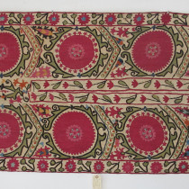 Image of Silk Suzani Panel, Uzbekistan